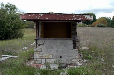 Hilltop Drive-In Theatre - Ticket Booth Front (newer photo)